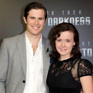 David Berry and Arianwen ParkesLockwood at the Australian premiere of Star Trek Into Darkness 2013