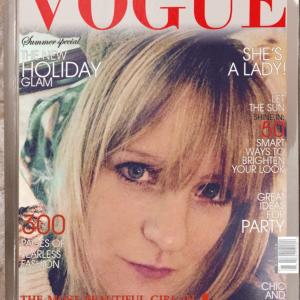 To show how I look on a front cover of a magazine