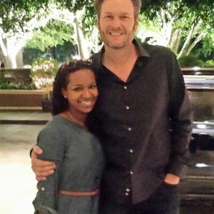 Blake Shelton and Brittney A. Thomas Beverly Hills, CA (2015)