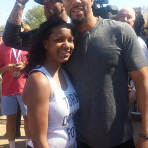 Common and Brittney A. Thomas at The Global Citizen Earth Day Festival (2015)