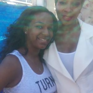 Mary J Blige and Brittney A Thomas at The Global Citizen Earth Day Festival 2015