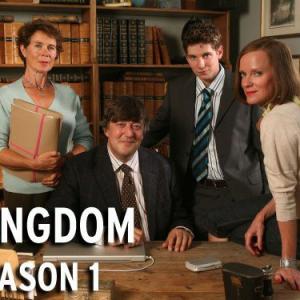 Stephen Fry, Karl Davies, Celia Imrie and Hermione Norris in Kingdom (2007)
