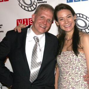 Director Ari Taub with Actress Patrice Bunch at the Visionfest Awards Ceremony, Tribeca, NYC