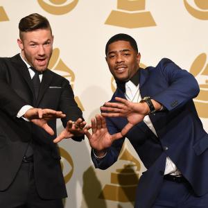 Julian Edelman and Malcolm Butler at event of The 57th Annual Grammy Awards (2015)