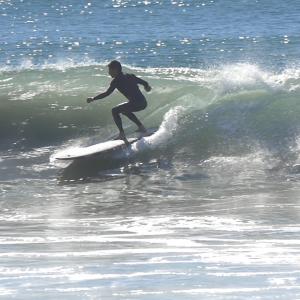 Toby Burger surfing January 2015