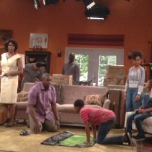 On the set of Ward of the State with Janet Hubert