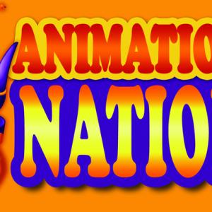Animation Nation T.V. series opening billboard.