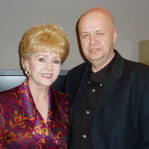 GARTH AND DEBBIE REYNOLDS AFTER INTERVIEW AT CNN STUDIOS FOR LIVING WITH FAME