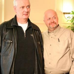 GARTH AND COLIN MOCHERIE OF WHO LINE IS IT? AFTER INTERVIEW FOR LIVING WITH FAME