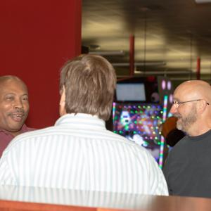LaMont Johnson at Fund Raising Event Bowling for The Battle with DJs DeJay Jay and Robert White