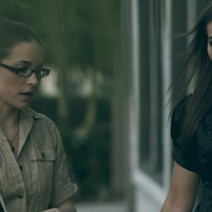 Still from the movie Windsor Drive. Mandy Musgrave and Brieanna Steele.