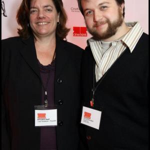 Frankie Frain and Lisa Vandever at the Cinekink 2012 screening of Sexually Frank