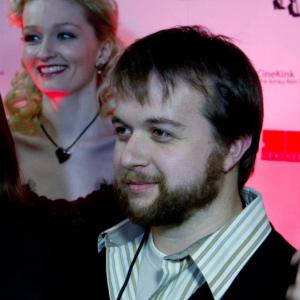 Frankie Frain, with the cast and crew of Sexually Frank, at Cinekink 2012. NYC.