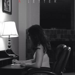 A movie poster for the short film A Letter starring Robert Cordero Srdjan Todos  Vanessa Vasquez