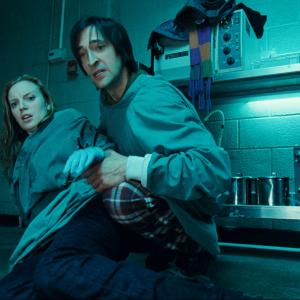 Still of Sarah Polley and Adrien Brody in Splice 2009