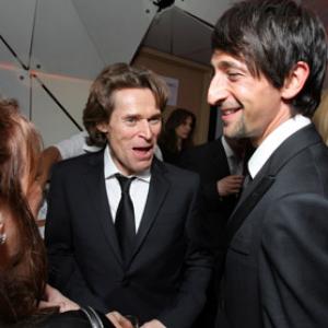 Willem Dafoe and Adrien Brody at event of The 79th Annual Academy Awards 2007