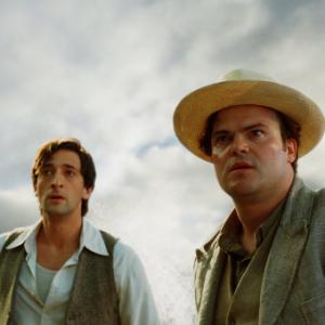 Still of Adrien Brody and Jack Black in King Kong 2005