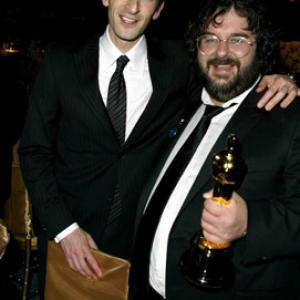 Peter Jackson and Adrien Brody