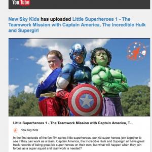 New Sky Kids Little Superheroes Hulk