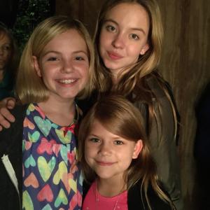 With Kyla Deaver  Sydney Sweeney on set of Tell Me Your Name