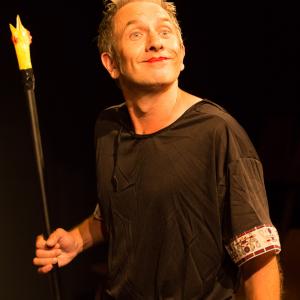 As Cretin the Priest in 'The Blood of a Thousand Chickens' (stage play by James Hutchison), The Depot Theatre, Sydney.