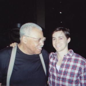 Back stage with James Earl Jones in Gore Vidals The Best Man on Broadway