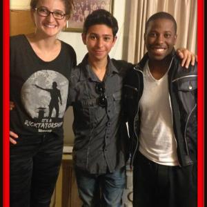 Daniel Rovira with Director Devin Rice and Producer Jacqueline Monique Corcos Being Black Enough or How To Kill a Black Man