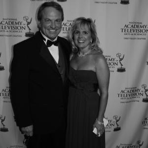 My fiance joins me at the EMMY Awards