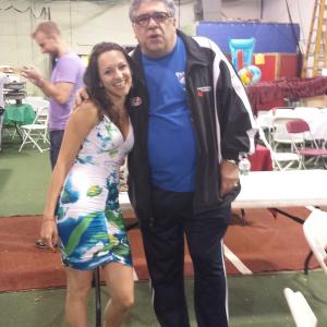 With Vincent Pastore on set of 