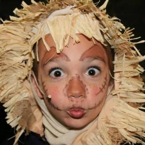 Ruby Jay as the Scarecrow in the Wizard of Oz!