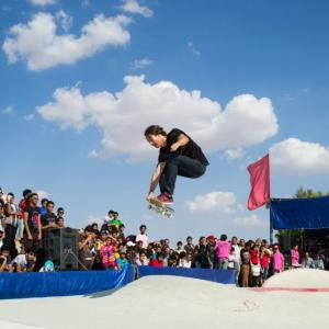 Skateboard show in Cairo Egypt