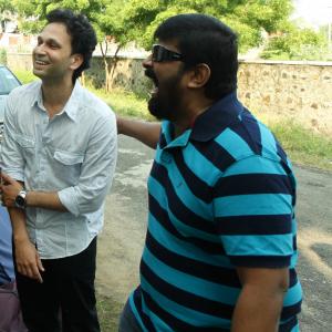 Anand with Director Mysskin