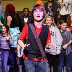 Cannon as Evan in 13 The Musical