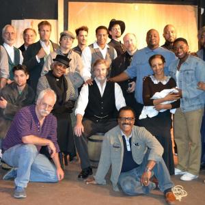 With the cast of The Journals of Osborne P Anderson written and directed by Ted Lange
