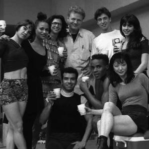 Debbie Allen, producer Jane Raimondi, Paul Raimondi with dancers