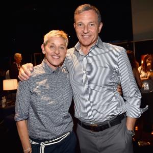 Ellen DeGeneres and Robert Iger at event of Finding Dory 2016