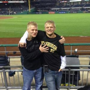 Twins Jake & Josh @ PNC Park Ball Game