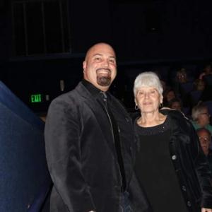 Tony Borea at Mint on Card Premiere with Aunt Rose