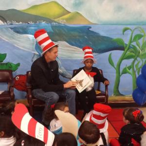 Jessica Mikayla Adams partnered with Regan Burns from Dog With The Blog for Read Across America at CUSD