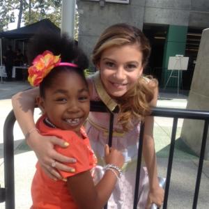 Jessica and G Hannelius Avery from Dog with the Blog at Radio Disney Awards 2013