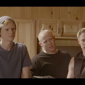 Still of Jason Parks, Justin Parks and Will Thames in HoneyBee (2016)