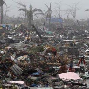 Complete Destruction after Yolanda for a year Laila was unbelievable strong I could take it This broke my heart