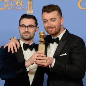 Sam Smith and James Napier at event of 73rd Golden Globe Awards 2016