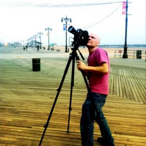 Filming Fiji Mermaid on Coney Island