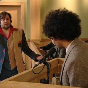 Still of Matt Berry and Richard Ayoade in The IT Crowd 2006
