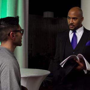 Directing the amazing Henry Simmons on Two Bellmen