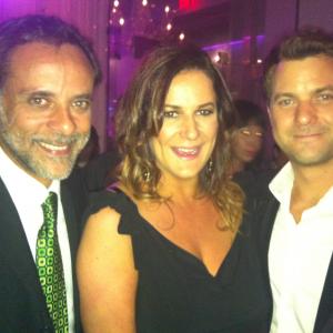 Inescapable Gala Premiere After Party  Toronto Sept 2012 Alexander Siddig Bonnie Lee Bouman and Joshua Jackson