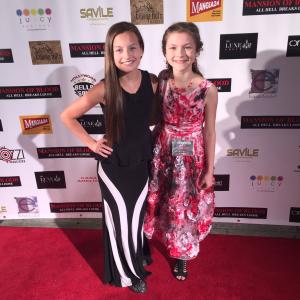Madison Mae on the red carpet with Amber Patino