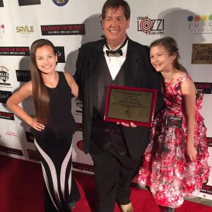 On the red carpet with Tom Tangen, Amber Patino and Madison Mae.
