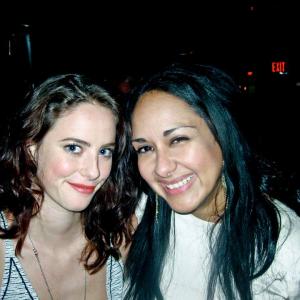 Claudia Castillo (Co-Executive Producer) & Kaya Scodelario (Lead Cast) at the Premier of The Truth About Emanuel